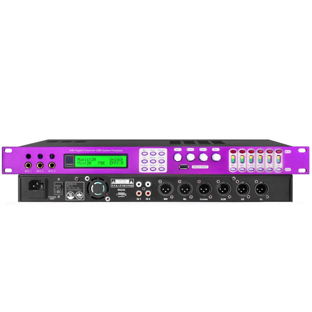 Voice and audio professional DSP X6 karaoke digital processor
