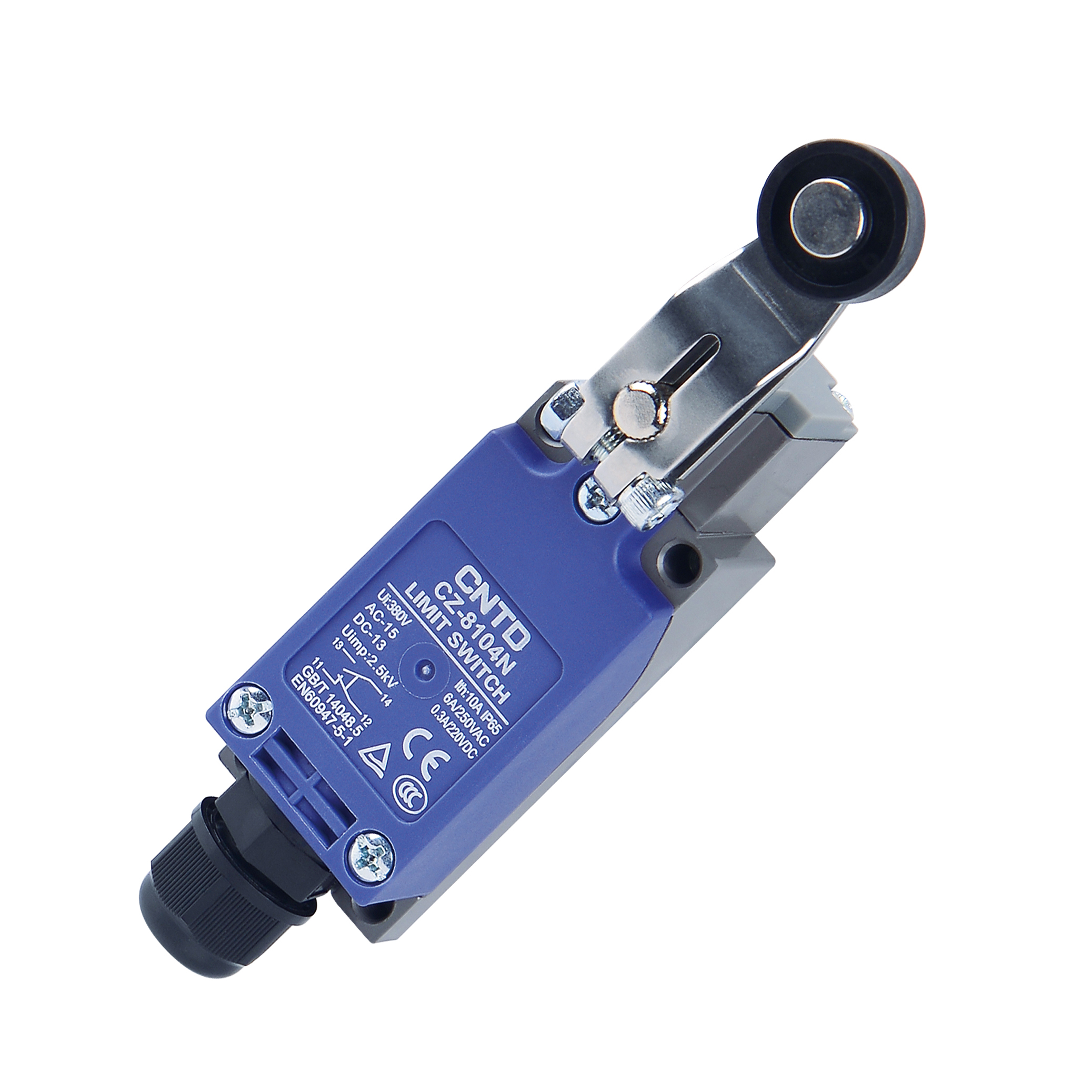 CNTD CZ-8104N двухконтурный водонепроницаемый и маслостойкий дорожный выключатель, вертикальный концевой выключатель