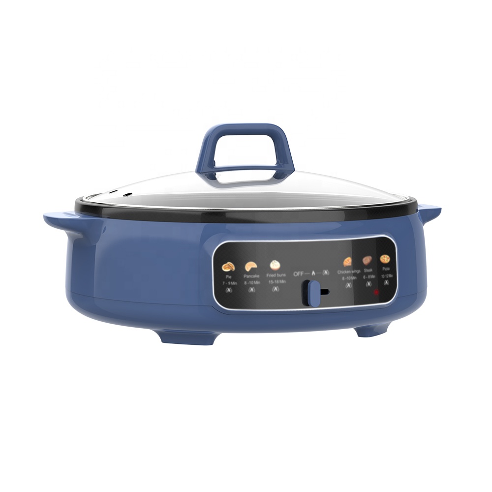 6CM Deep 30CM Capacity Baking tray multifunction pot cooking No stick Deep Fry Pot
