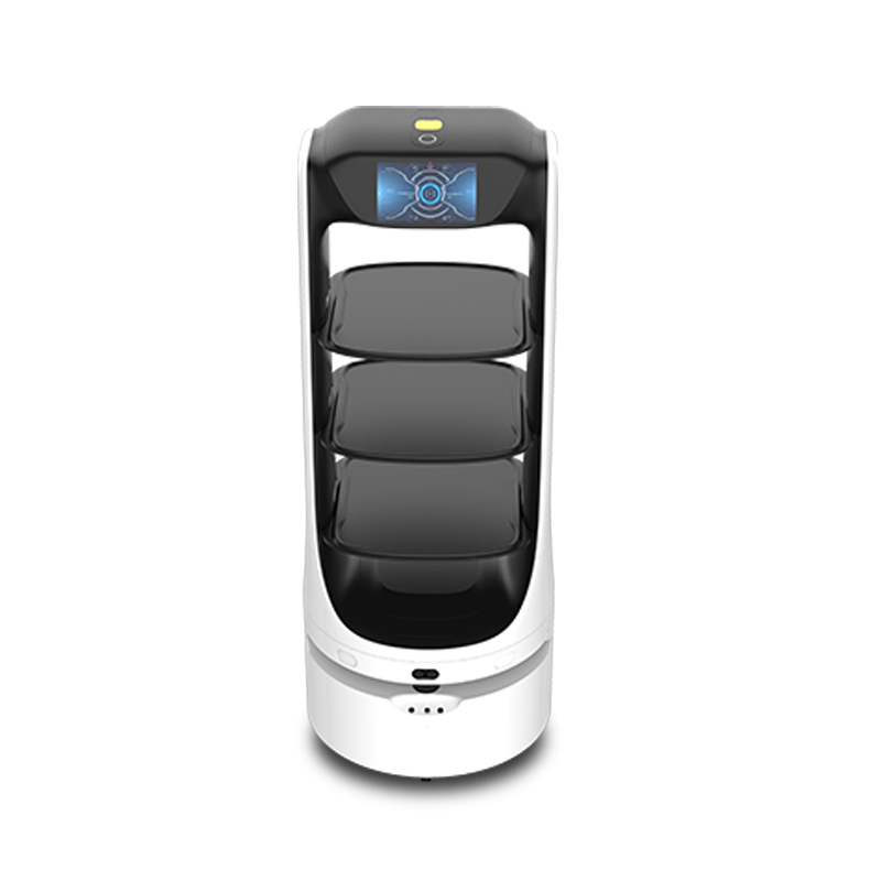 Artificial Intelligence Autonomous Navigation Service Robot is Used for Hotel, Restaurant, Bar Service Robot Waiter