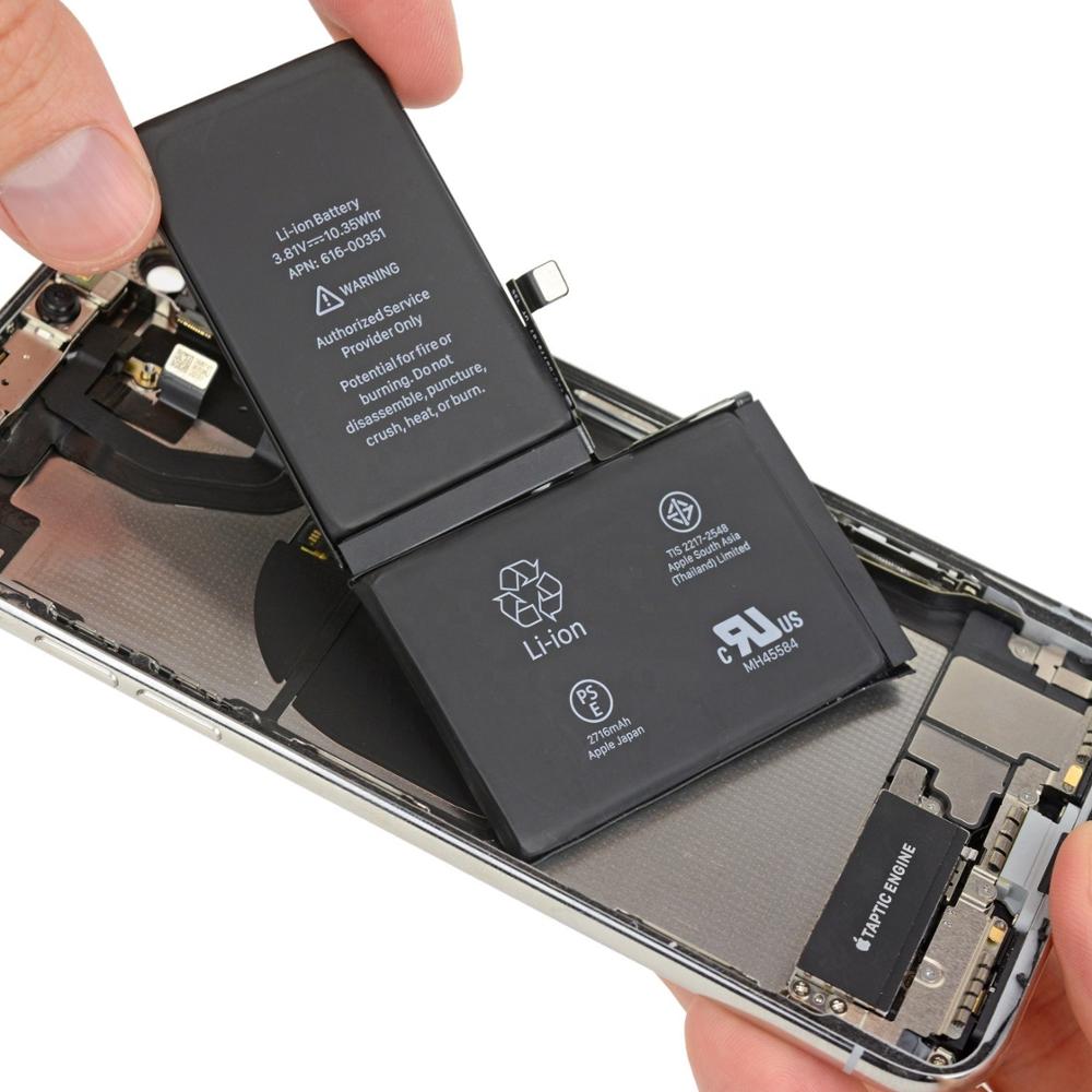 Аккумулятор для смартфонов phone x, 2716 мАч, 3,81 в, длительный срок службы