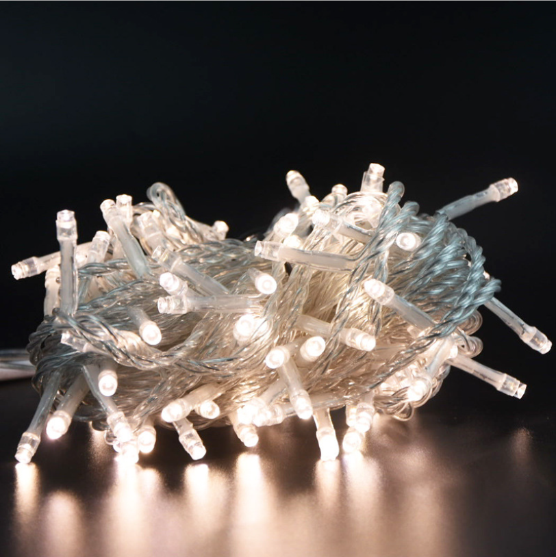 Longstar Rubber Cable Straight Line Garland LED Christmas Twinkle String Light Outdoor Christmas And Festivals Decoration