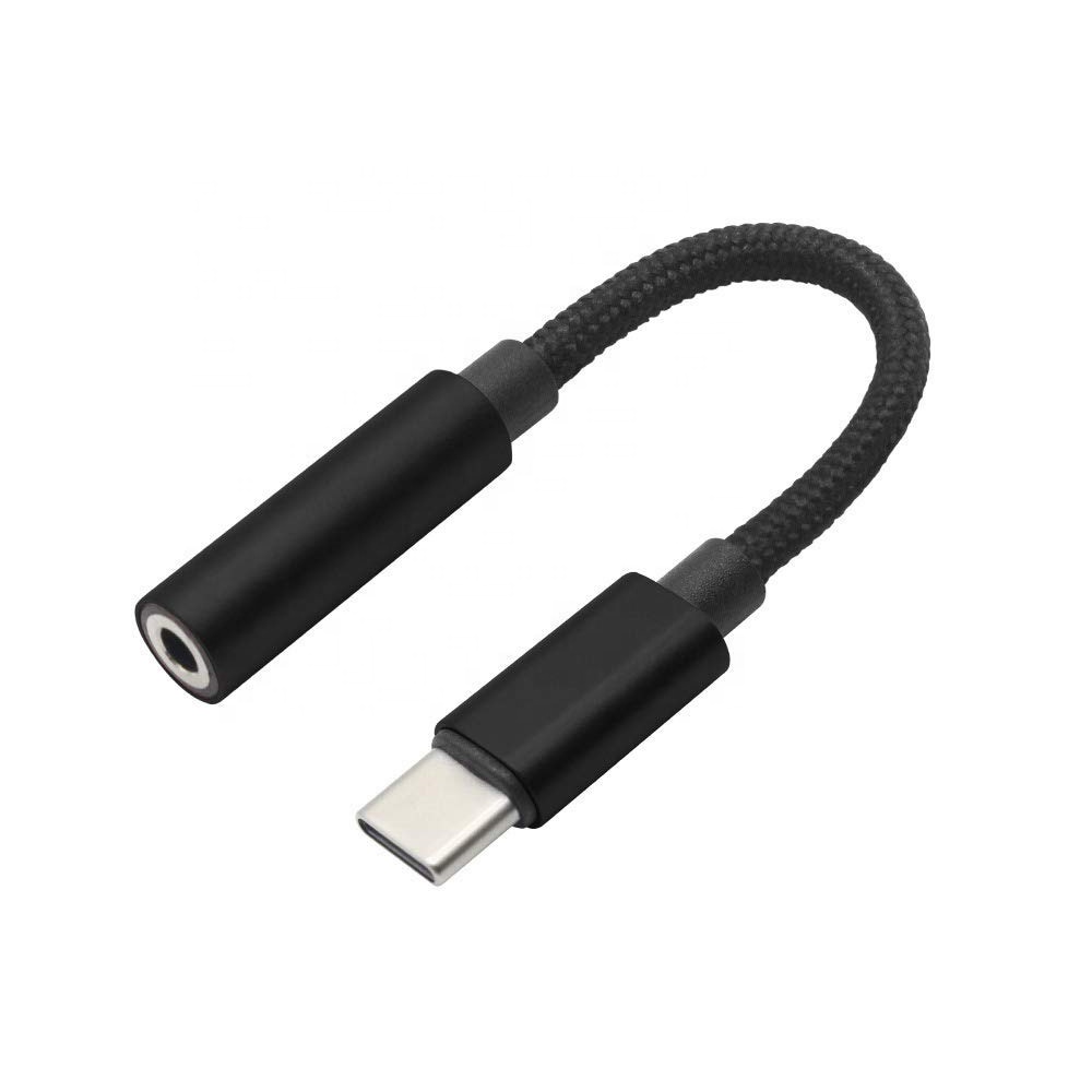 USB-C до 3,5 мм разъем AUX Кабель-адаптер с разъемом USB Type-C для DAC 24bit высокого разрешения цифровой аудио