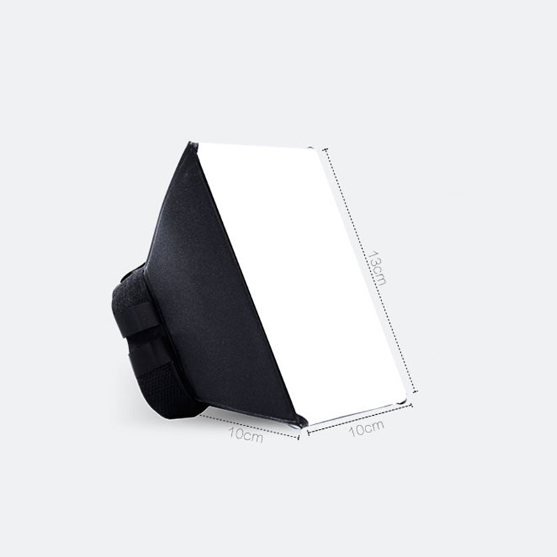 10x10x13 Mini Spotlights Flash Diffuser Square Speedlight Soft Box Photography Flashing Softbox Flash Diffuser