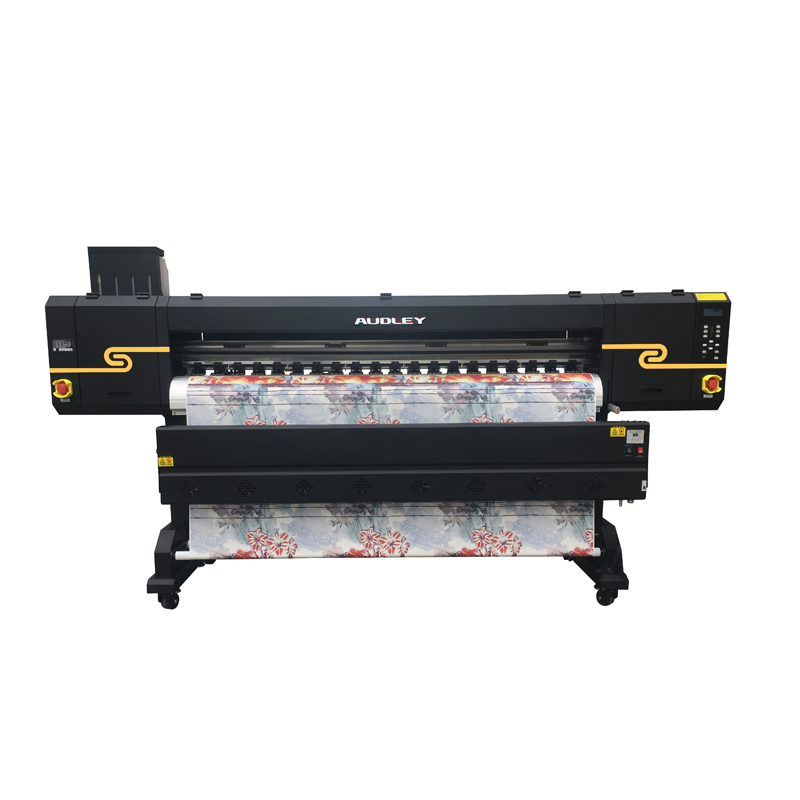 JINDIE High Speed Plotter Sublimation Textile Inkjet Printer with three 4720 for garment factory