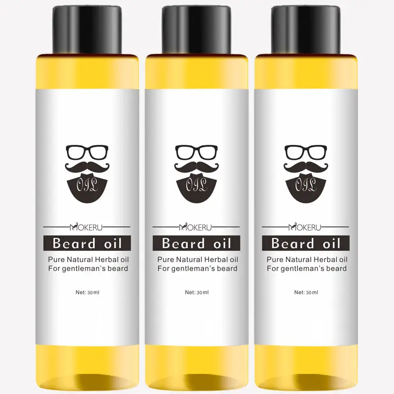 Mokeru Beard Oil Help Beard Growth Moisturizing Men Natural Private Label Growth Beard Oil