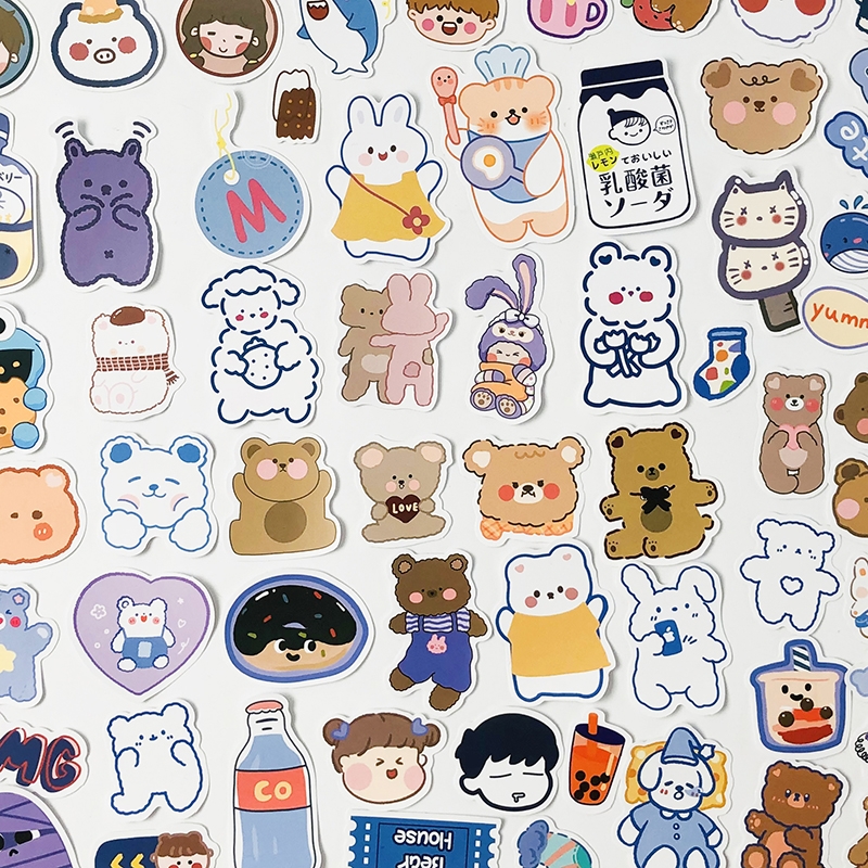 Professional Custom Anime Cartoon Logo Printing Waterproof PVC Label Vinyl Adhesive Stickers