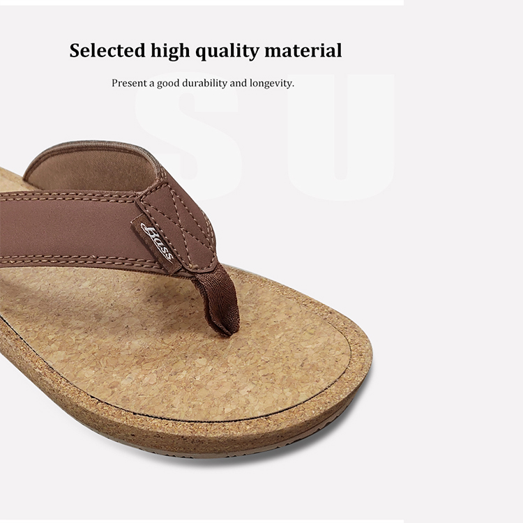 Wholesale Outdoor Fashion Casual Slippers Cork Slides Slippers for Men Flip Flop Slippers