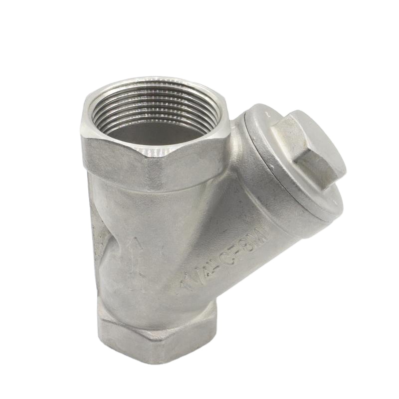 304 Stainless Steel 2 Way Y Type Strainer with BSP end