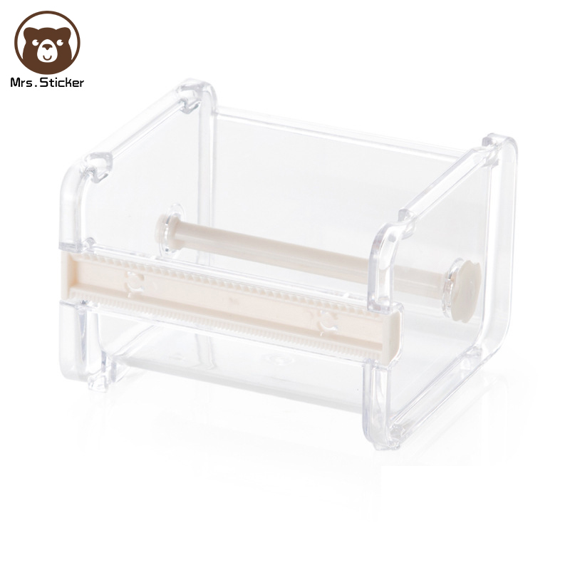 Transparent Visible Desktop Multi Washi Masking Tape Dispenser,Tape Cutter,Roll Tape Holder