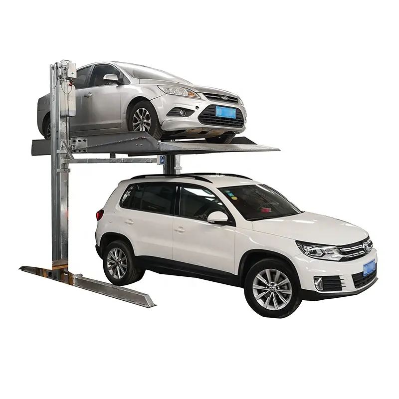 Hydraulic 2 Level Car Stacker 2 Post Car Parking Lift For Garage
