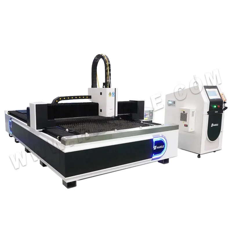 HARSLE 1000W-3015 CNC Fiber Laser Cutting Machine With IPG Laser Source 1KW Metal Laser Cutting
