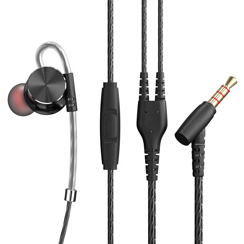 QKZ DM10 Hi-Fi 3,5 мм динамический глубокий бас проводные наушники с микрофоном In-ear лучшие проводные наушники для Sony проводные наушники OEM логотипой