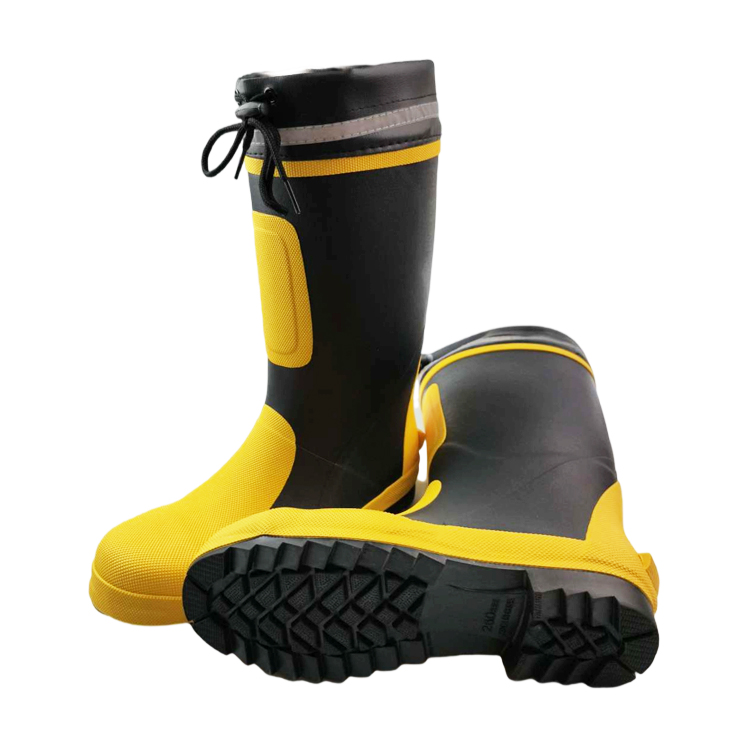 Hot Sale Superior Quality Attach Steel Toe Steel Sole Safety Shoes Waterproof Gumboots Rain Boots