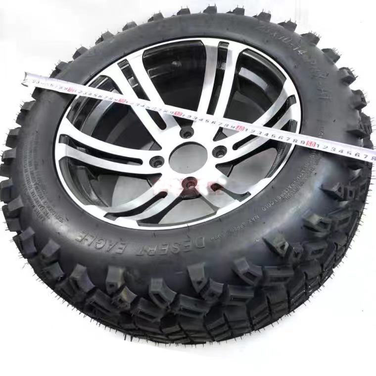 GO KART картинг ATV UTV Багги 23X10-14 дюймов бескамерное колесо шины с концентратором