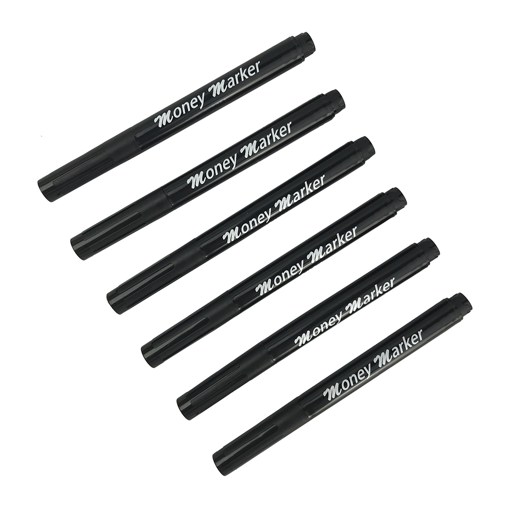 Counterfeit Bill Detector Pen with Chisel Tip,Detect Counterfeit Bills,Universal False Currency Pen Detector