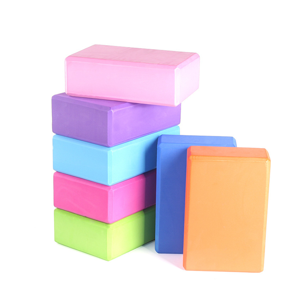 home health fitness High Density eva colour brick block yoga set