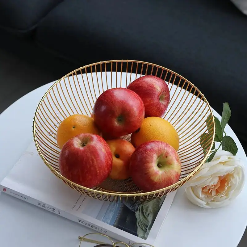 Modern Fashion Macrame Fruit Basket Vegetable And Fruit Basket Steel Fruit Basket