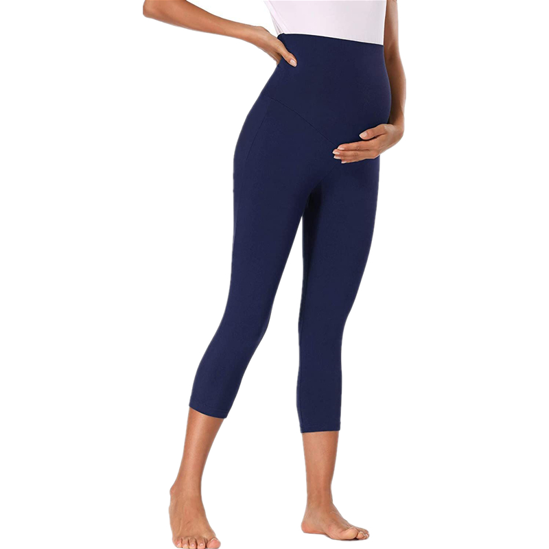 High-quality pants for pregnant women with high waist and comfortable leggings