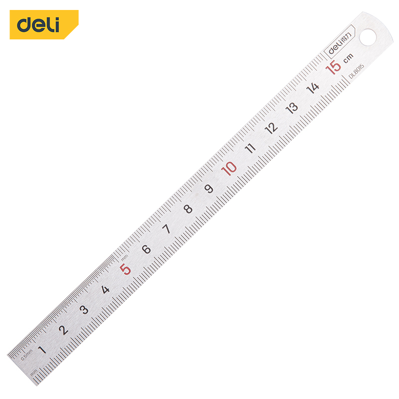 Deli Tools DL8015 High quality 6 Inch 15cm stainless steel ruler