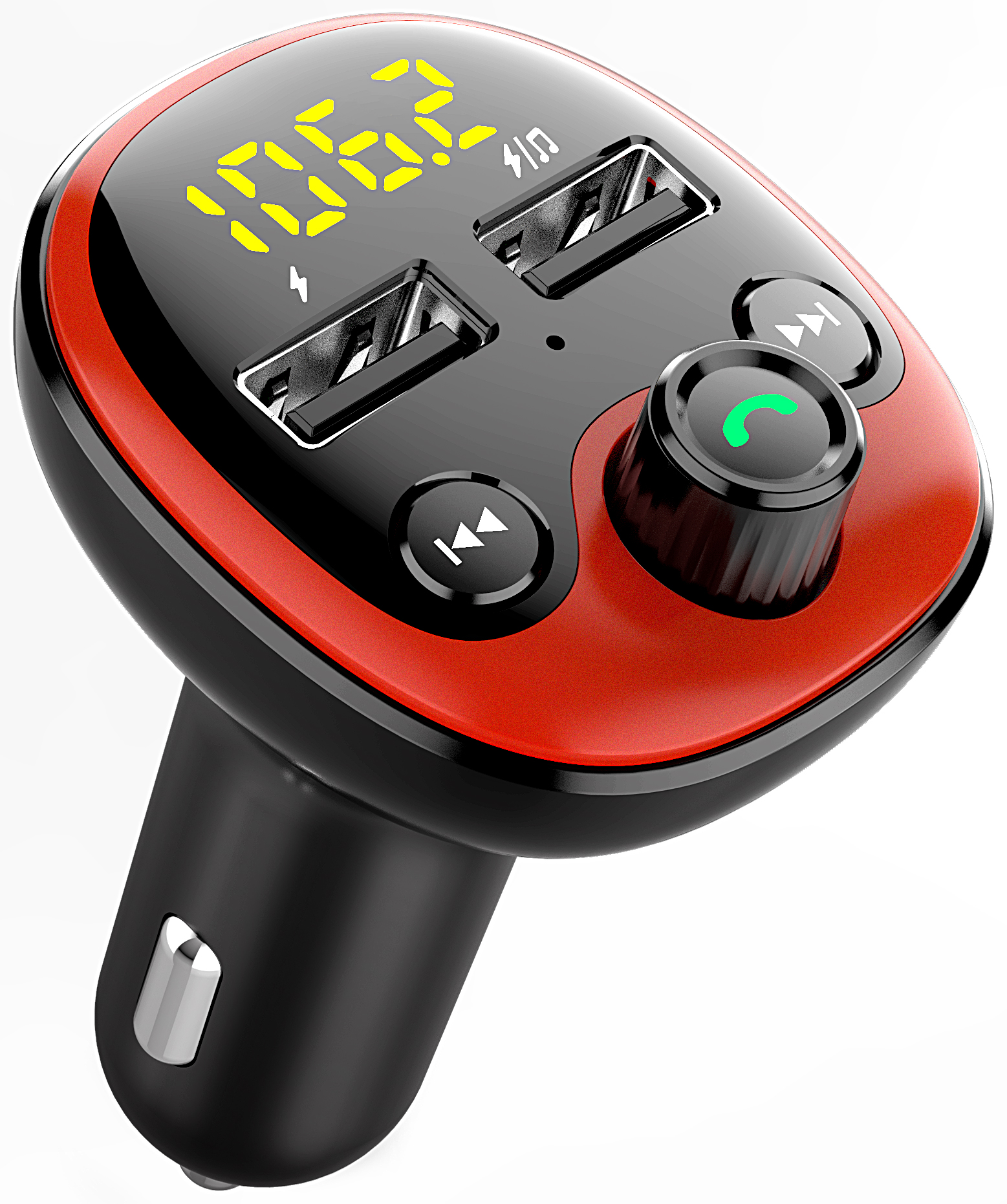 Bluetooth V5.0 EDR воспроизведение музыки выходы 5V/3.1A BT Hands Free FM передатчик