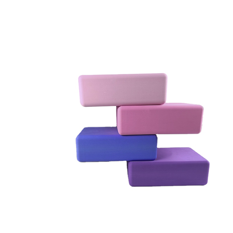 3 "x 6" x 9 "выполненный на заказ блок для занятия йогой из материала EVA тренировки фитнес инструмент с нашивками, несколько цветов для йоги высокой плотности кирпич