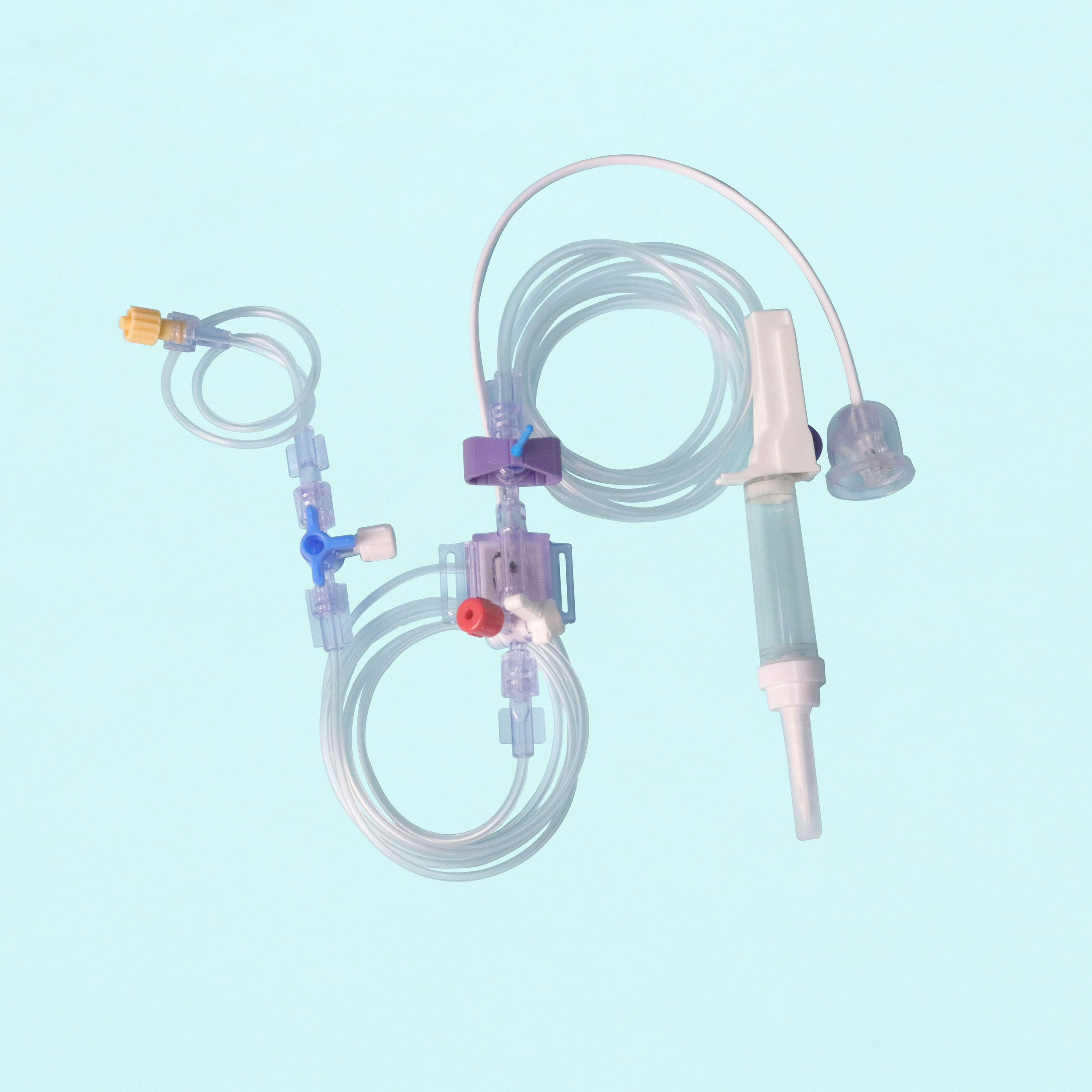 Tianck medical multi connector arterial venous monitor anesthesia disposable invasive blood pressure transducer