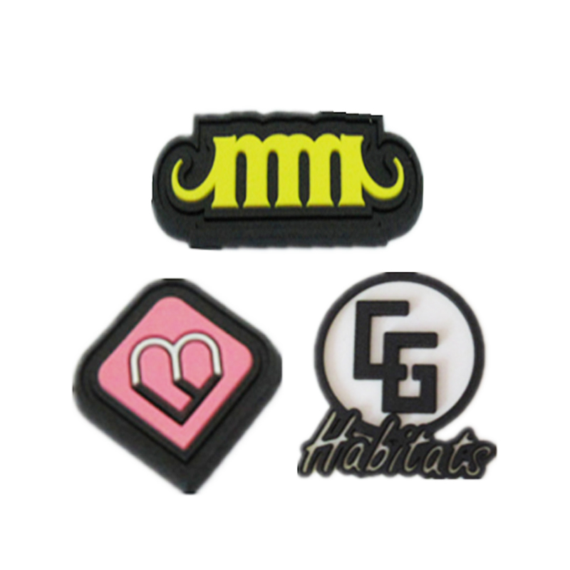 PVC custom lapel pin 3D color embossed badge with your own logo for best gift