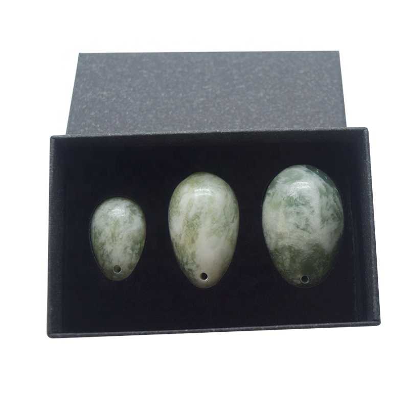 Wholesale healing (Drilled or Undrilled) rock quartz crystal yoni eggs natural jade eggs
