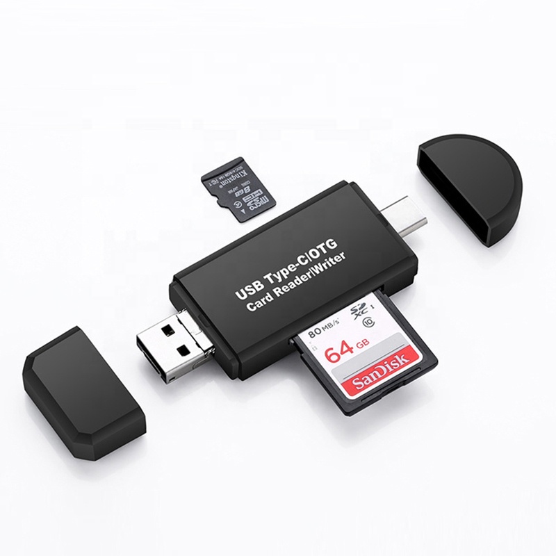 2 в 1 OTG кардридер USB Micro-USB Type-C интерфейс с Micro SD слот для карты флэш-памяти кардридер для телефона