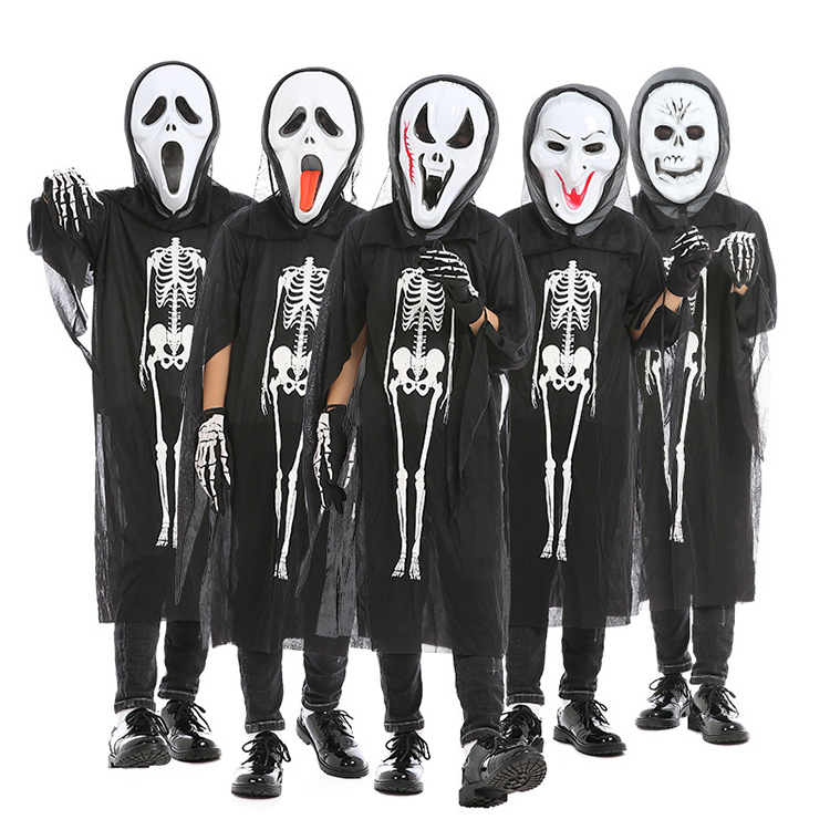 Terror Screaming Clothing Ghost Cosplay Costumes Halloween Dress Up Ball Halloween Clothes