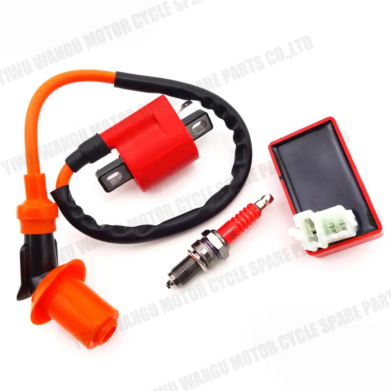 Racing Ignition Coil & AC CDI Box & Spark Plug D8TC For CG 125cc 150cc 200c 250cc ATV Motorcycle Pit Dirt Bike