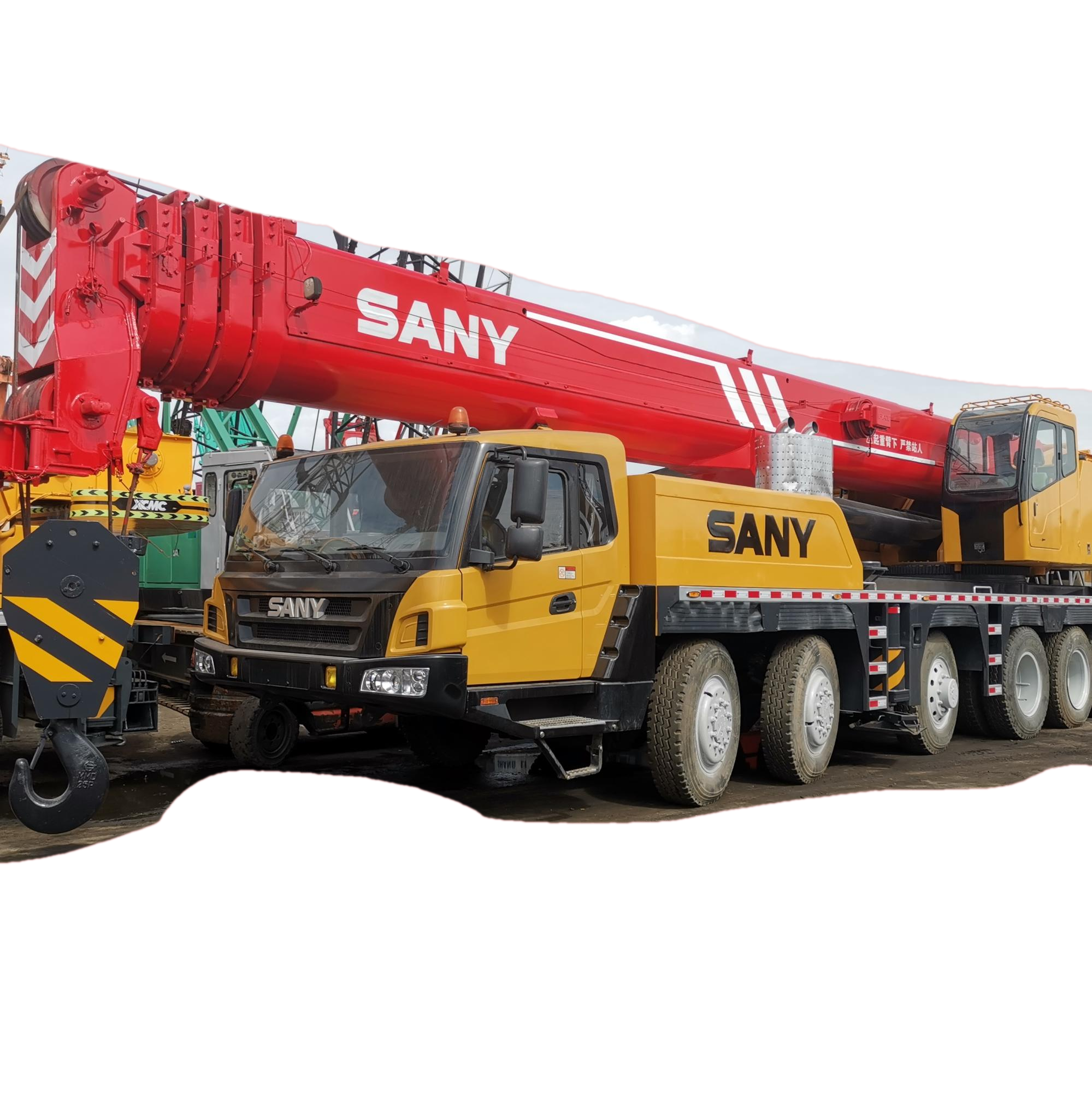 Китайский бренд Sany, 100 тонн, б/у гидравлический мобильный Грузовой кран STC1000, двигатель QY1000 weichai