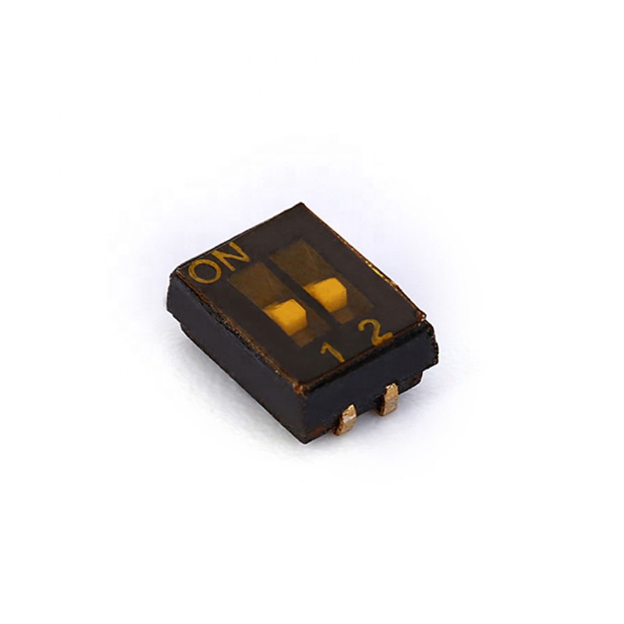 2 Way 4 Pin J Lead SMD 1,27 мм Половина Шага Dip-переключатель
