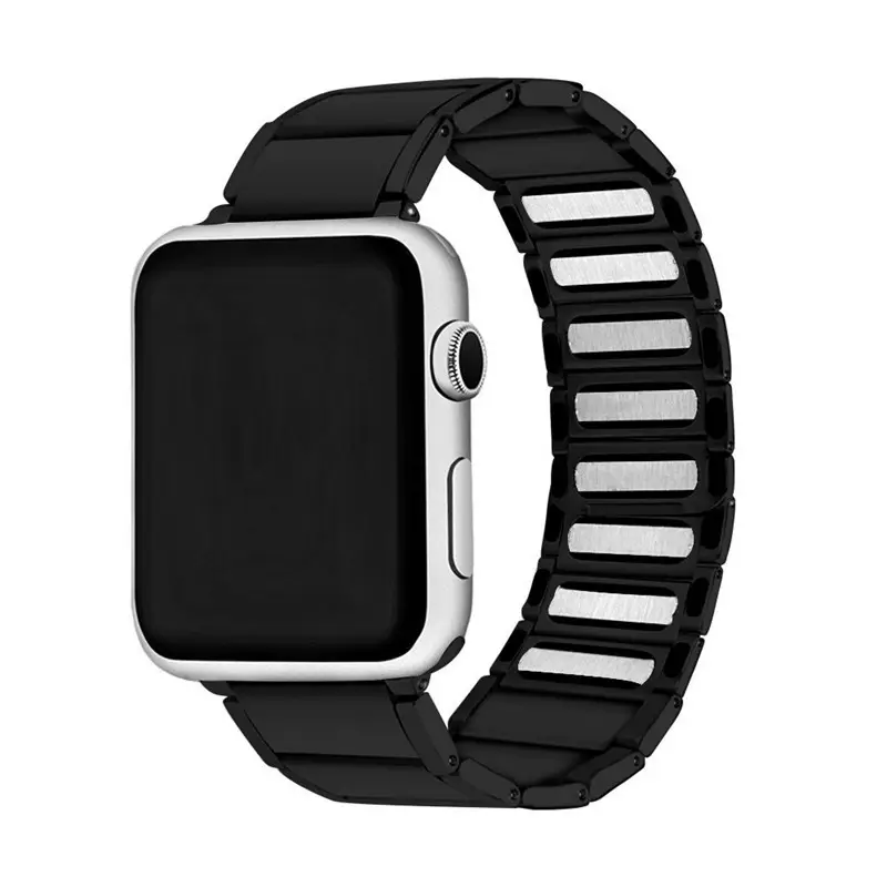 New for Apple watch1/2/3/4 stainless steel metal watchband, magnetic wristband accessories, strength manufacturers