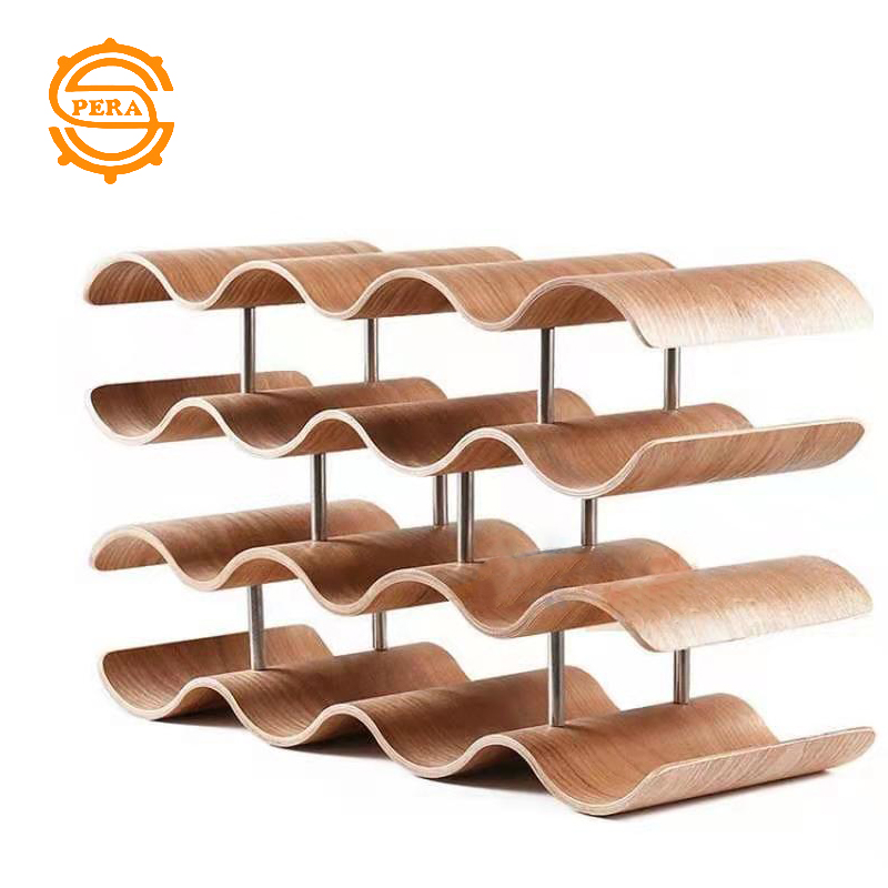 2021 hot sell stacking warehouse metal wall mounted hexagon wine racks