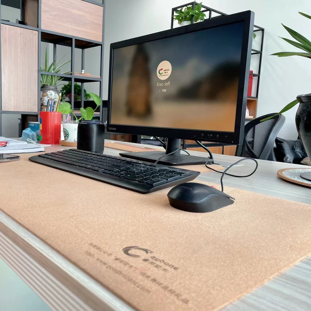 Computer mouse pad mouse mat water-proof cork material office tool computer accessory