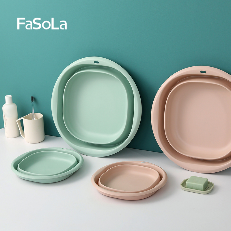 Складная Раковина FaSoLa, круглая Ванна для мытья посуды, не содержит Бисфенол А, подходит для путешествий и активного отдыха
