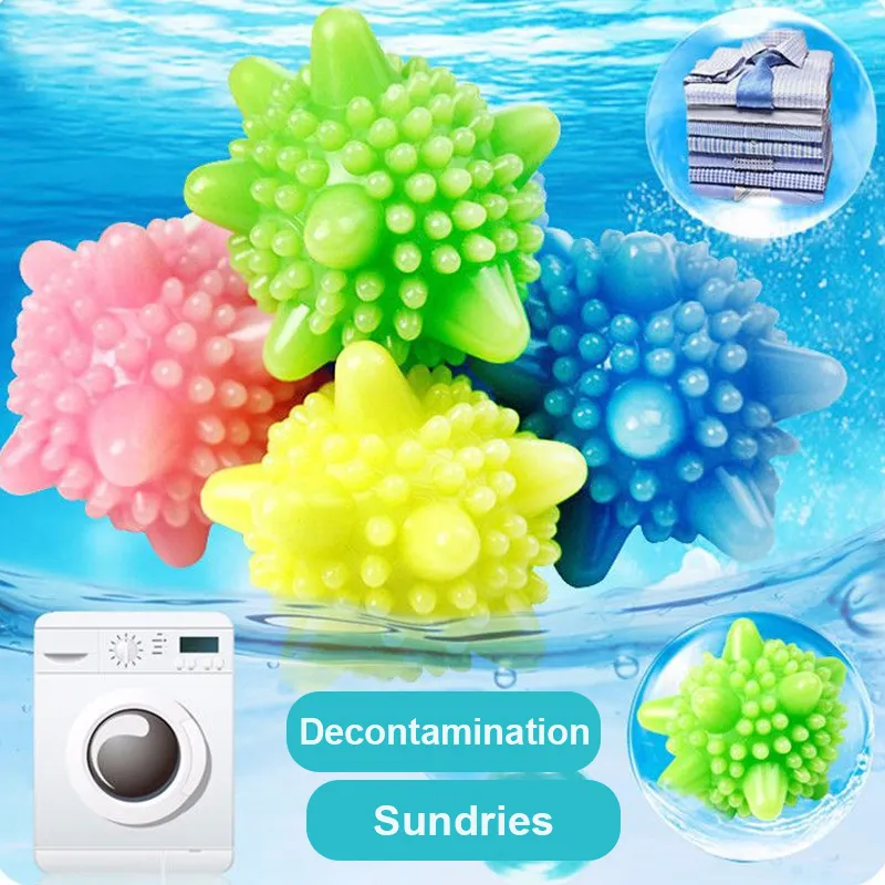 Amazon Best-selling Reusable Anti-Winding Lint Hair Catcher Solid Scrubbing Washing Ball Laundry Balls For Washing Machine