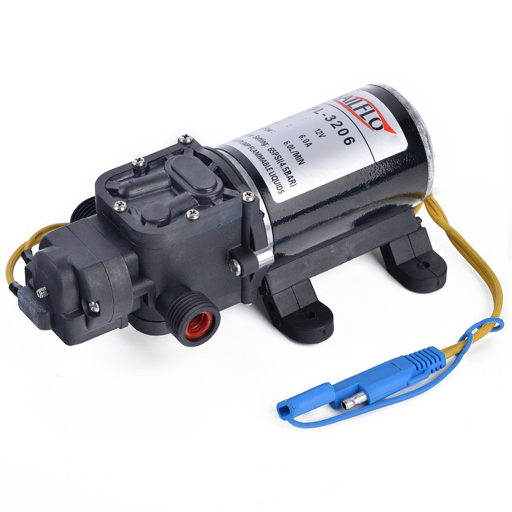 Sailflo 12v dc high pressure mini diaphragm water pump agricultural power sprayer pump