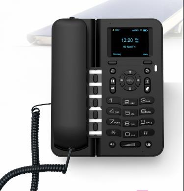 VOGTEC D379L VOIP 2 SIP-порт для SIM-карты RJ9 с автоматическим включением SoC-платформы Android OS, LTE IMS Настольный телефон