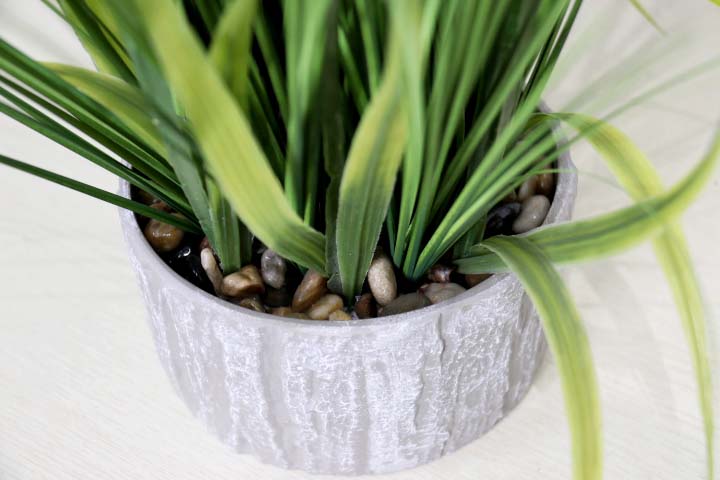 High Quality Artificial Bonsai Home Garden Hotel Decoration Plastic Onion Plants Artificial Onion GrassPotted Faux Green Plant