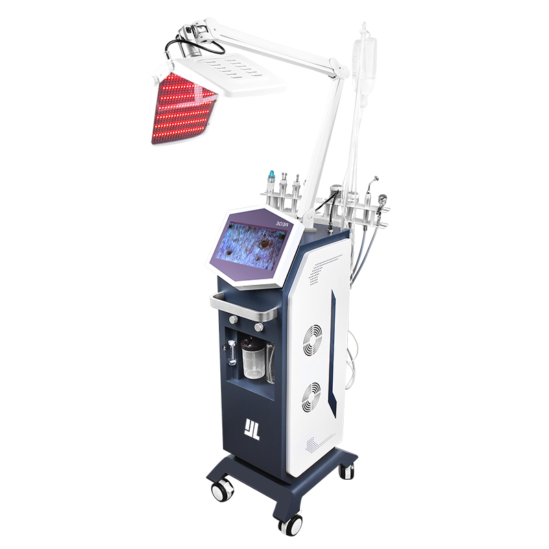 13 in 1 pure water oxygen RF ultrasound Hydrodermabrasion oxygen jet facial machine with PDT for spa salon