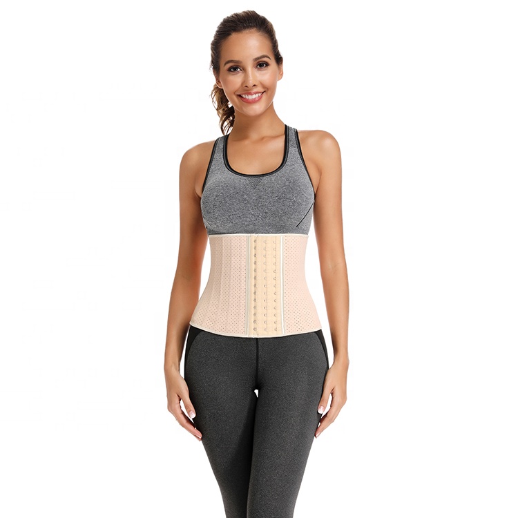 Body Shaper латекс для уменьшения талии со стальными косточками тренер корсеты и бюстье под грудью с взвода типа крюка