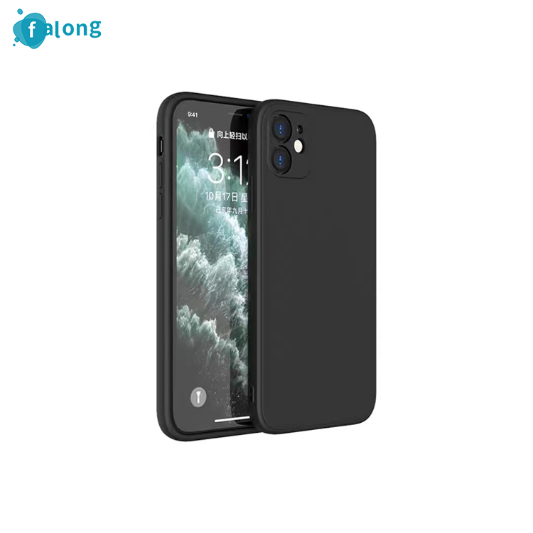 Чехол для iPhone 7 6 6S 8 Plus, роскошный мягкий чехол из жидкого силикона для iPhone 11 12 Pro X XR XS Max, противоударный чехол для телефона
