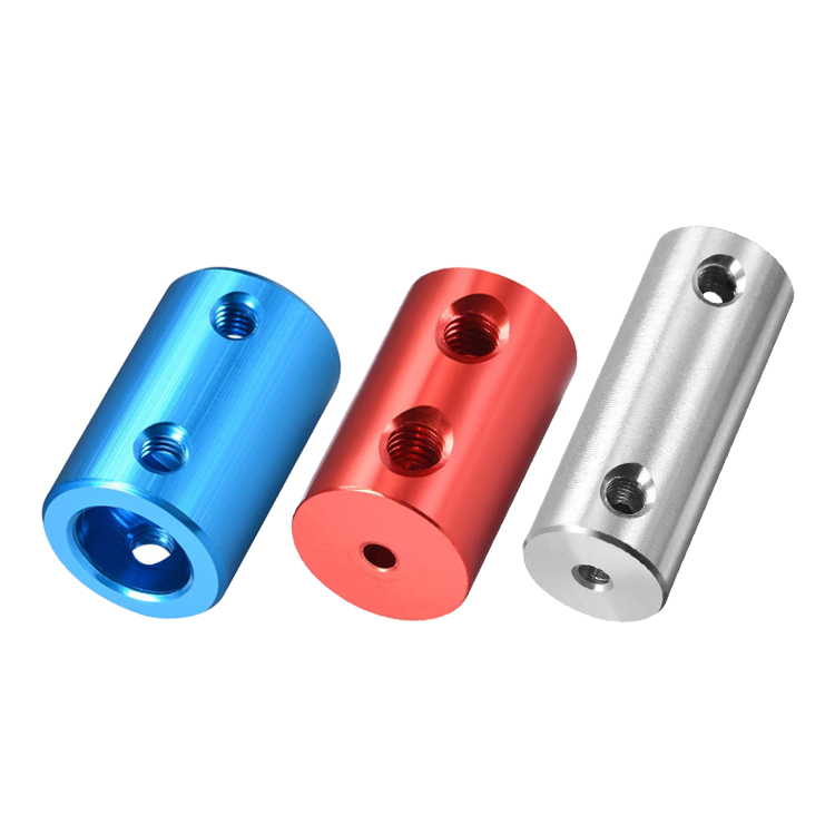 3mm 5mm 6mm 8mm 10mm bore anodized motor shaft wheel rigid coupling