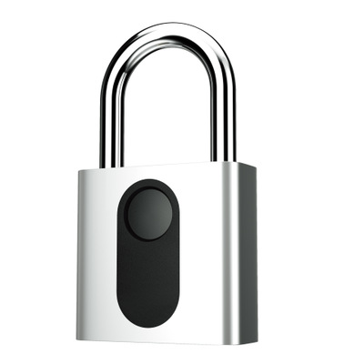 USB Перезаряжаемый замок из цинкового сплава с защитой от кражи, водонепроницаемый маленький биометрический замок со сканером отпечатков пальцев для сумок, чемоданов
