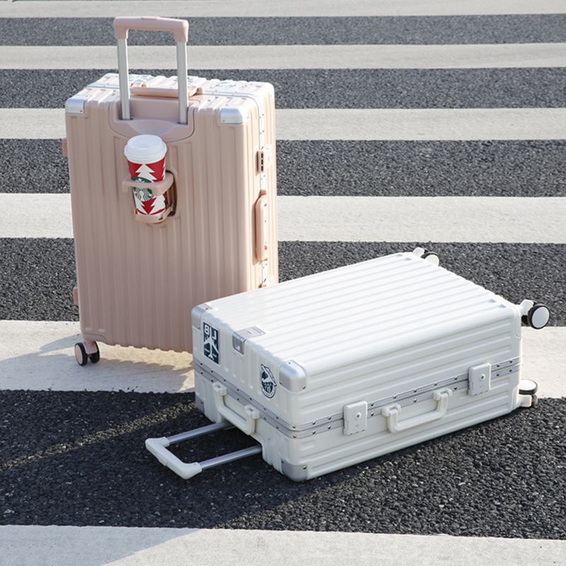 2023 custom color suitcase custom size trolley case universal wheel suitcase luggage Aluminum frame luggage