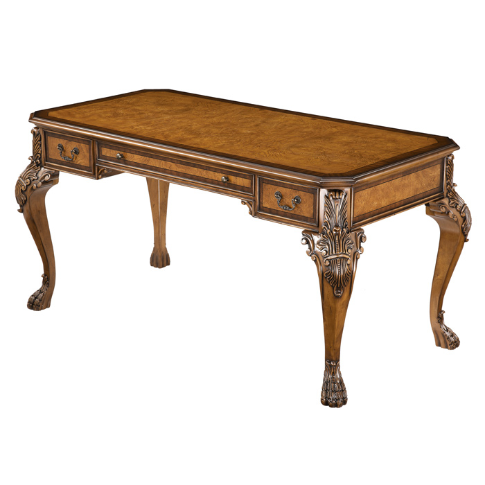 High Quality Hotel Furniture Tidy Wood Antique Office Desks And Chairs Luxury Wooden Home Office Desk Set