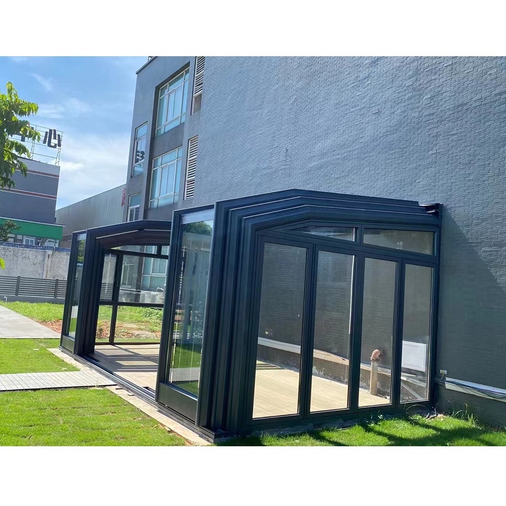Custom Size Outdoor Patio Gazebo Aluminum Glass House Sunroom Garden House greenhouse
